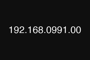192.168.0991.00