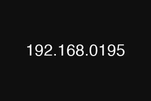 192.168.0195