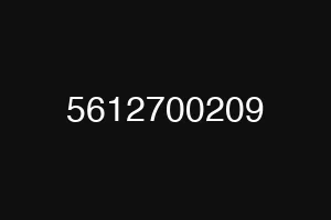 5612700209