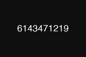 6143471219