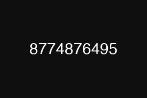 8774876495