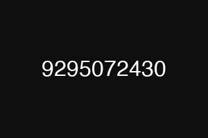 9295072430